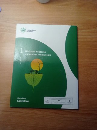 Libro Biología, 1 Bachillerato, Santillana