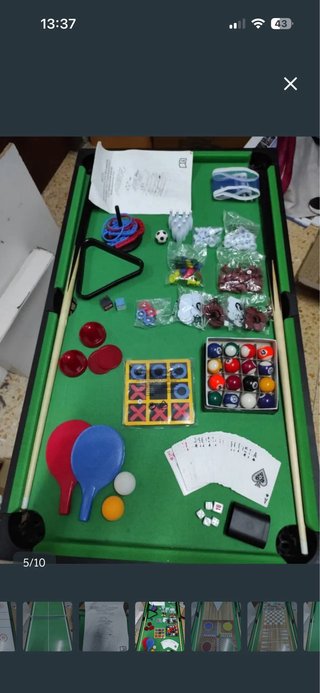 Futbolín, billar y juegos múltiples