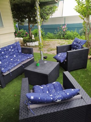 Mesa y sillones de jardín Willerby