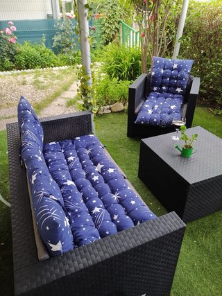 Mesa y sillones de jardín Willerby