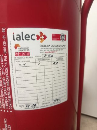 Extintor ABC 25kg