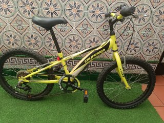 Bicicleta Infantil California Sprint Amarilla