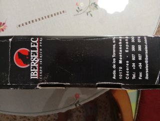 Soporte Jamonero Iberselec Negro/Rojo