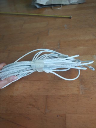 2 Cables Ethernet 18m y 14.5m