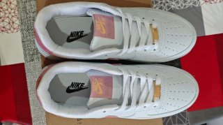 Nike Air Force 1 Blanco/Rosa Mujer