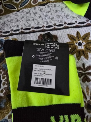Calcetines deportivos VIBOR-A neón