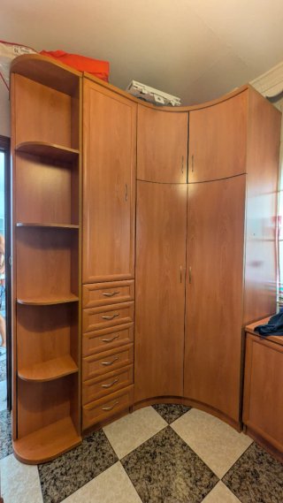 Dormitorio juvenil modular cerezo