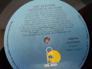 Cat Stevens Footsteps in the Dark vinilo LP