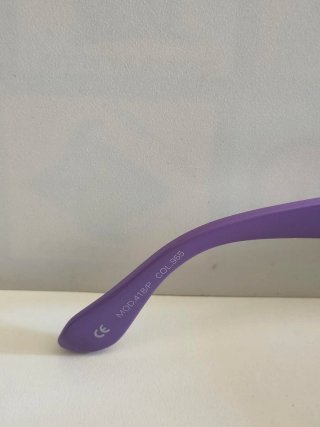 Occhiali da sole vintage Versace viola e neri