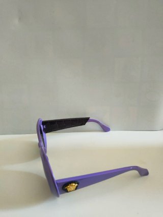 Occhiali da sole vintage Versace viola e neri