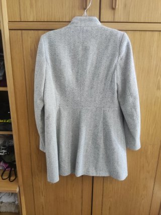 Abrigo Zara Mujer Gris