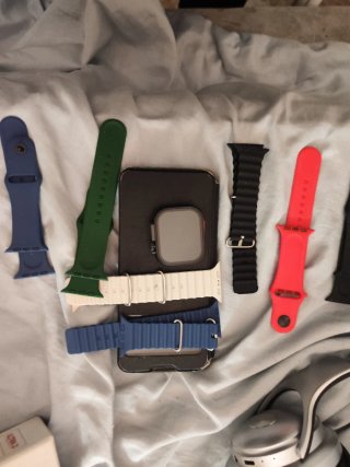 Reloj Inteligente Beige y Negro