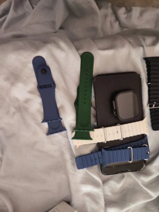 Reloj Inteligente Beige y Negro