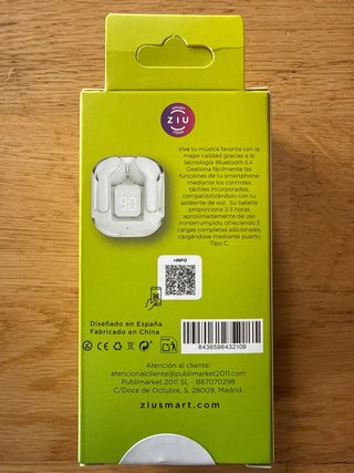 Auriculares ZIU Bluetooth 5.4