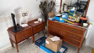 Conjunto Cómoda y Mesitas de Noche Madera
