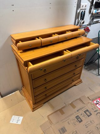 Cómoda de pino macizo