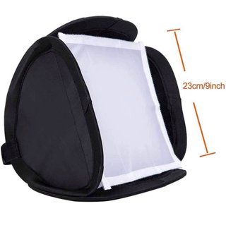 Softbox 23x23 cm flash speedlight.