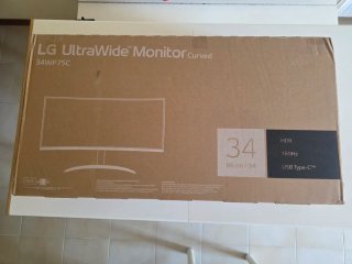 Monitor Curvo LG34WP75C UltraWide QHD 2K display