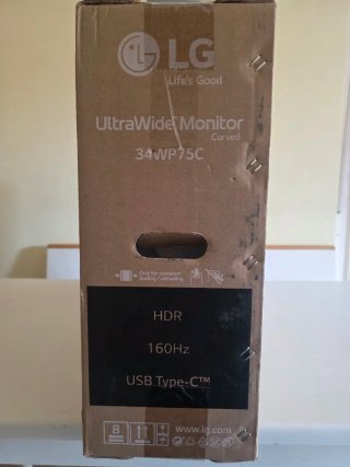 Monitor Curvo LG34WP75C UltraWide QHD 2K display