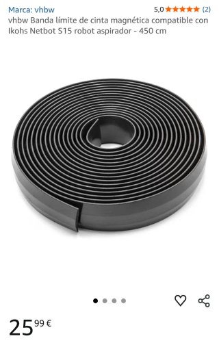Cinta magnética para robot aspirador