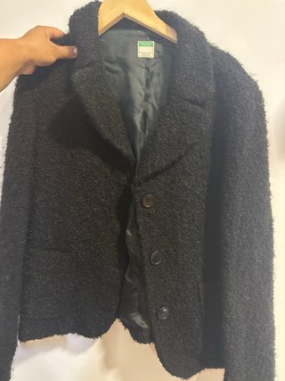 Chaquetilla Benetton Negra Talla L 46