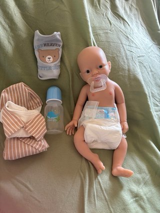 Muñeco bebé de silicona