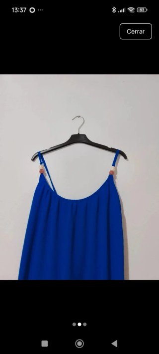 Blusa tirantes azul talla 44/46 Muy fresca