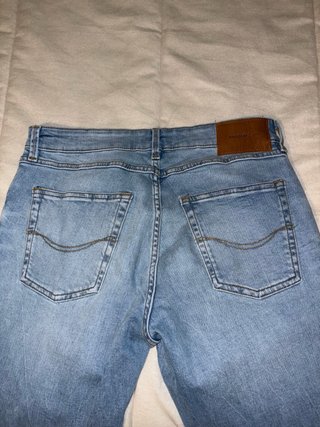 Pantalones vaqueros PULL&BEAR Skinny Azul Talla M