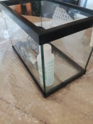 Pecera/Tortuguera Pequeña con Calentador
