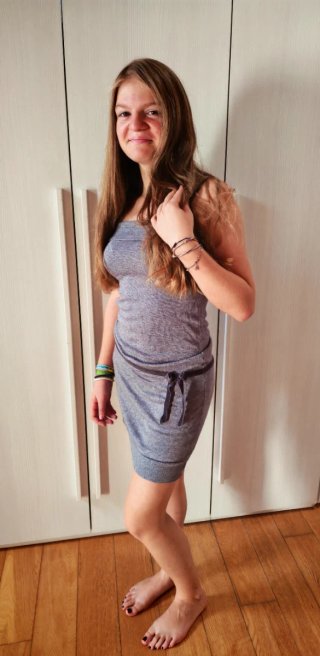 Vestitino grigio taglia S