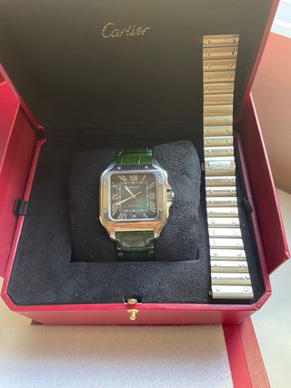 Reloj Cartier Santos Automático Verde