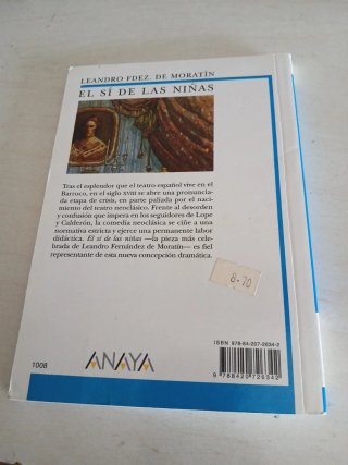 El Sí de las Niñas (Biblioteca Didactica Anaya)...