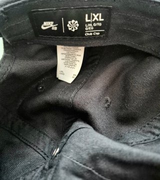Gorra Nike SB Club Talla L/XL Negra