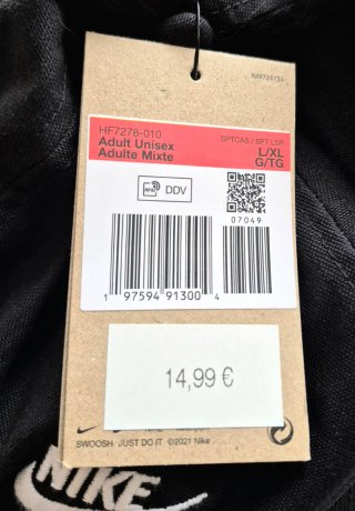 Gorra Nike SB Club Talla L/XL Negra
