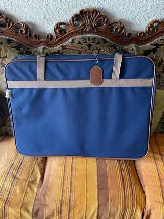 Maleta Rodelle azul y roja con ruedas