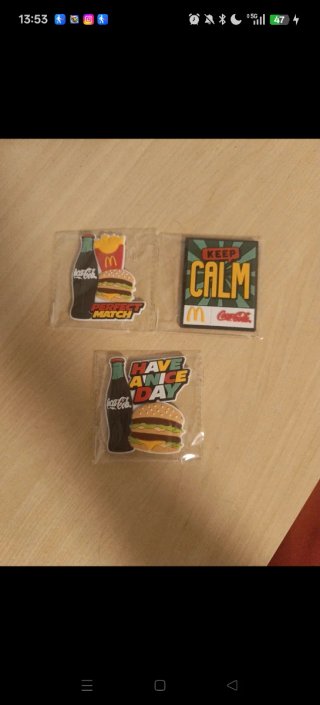 Imanes McDonald's Coca-Cola