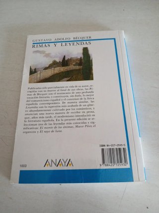 Rimas y Leyendas (Biblioteca Didactica Anaya) (...