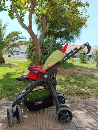 Silla de paseo Jane Carrera PRO color verde y rojo