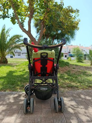 Silla de paseo Jane Carrera PRO color verde y rojo