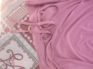 Jersey rosa palo con cinturón