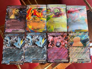 Lote de 8 Cartas Pokémon EX  Jumbo XL
