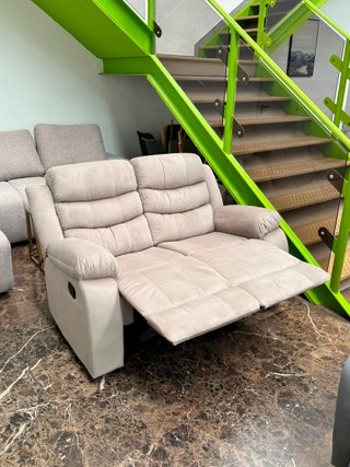 Sofá Relax 2 Plazas Con Reposapiés NUEVO