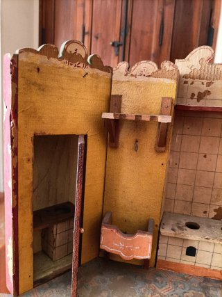 Casita de muñecas antigua Cocina Valenciana