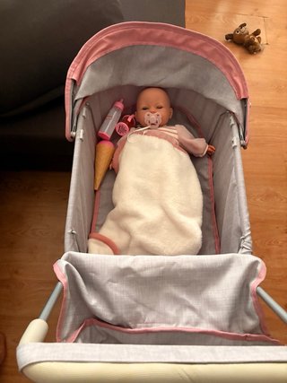 Coche de muñecas Mimittos y bebé