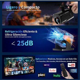 Proyector Android 4K HD WiFi 6 BT5.2