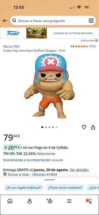 Funko Pop One Piece Buffed Chopper 918