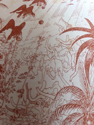 Antiguo libro 1943, "guerra en la selva"