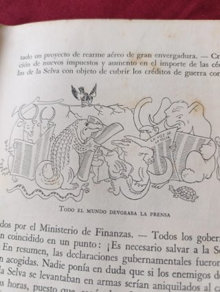Antiguo libro 1943, "guerra en la selva"