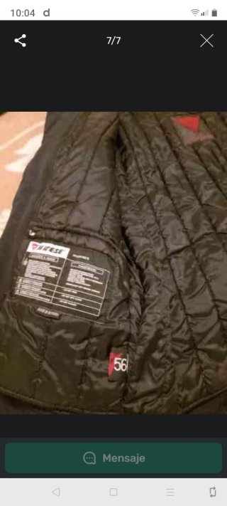 Chaqueta Dainese Talla 56