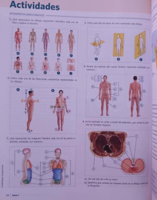 Libro de anatomía del tema 1 y 2 .